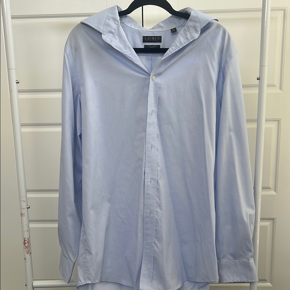 RalphLauren Light Blue Button-Up Shirt